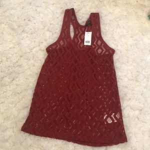 NWT Banana Republic see thru racerback tank.